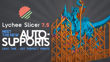 No more time wasted with this new Auto Support feature | Lychee Slicer 7.5