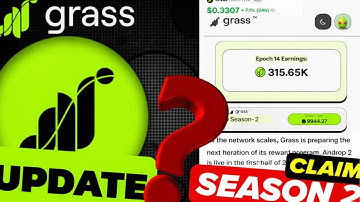 Grass Airdrop Update | Grass Airdrop Season 2 Claim