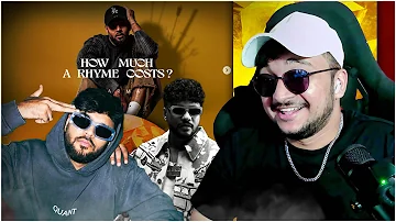 KARMA NEW EP ft. RAFTAAR || How Much a Rhyme Costs? Reaction Video - JUNIOR REACTS