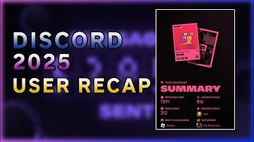 Discord 2025 User Recap: VC Time, Messages sent, Orbs, Nitro