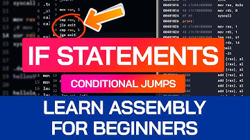 IF STATEMENTS & Loops in Assembly | Conditional Logic | Learn x86-64 Machine Code