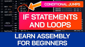 IF STATEMENTS & Loops in Assembly | Conditional Logic | Learn x86-64 Machine Code