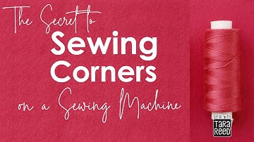 Leer de truc om elke keer hoeken te naaien op een naaimachine
