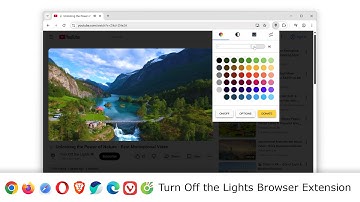 Turn Off the Lights Browser Extension for Google Chrome, Firefox, Opera, Safari, and Microsoft Edge