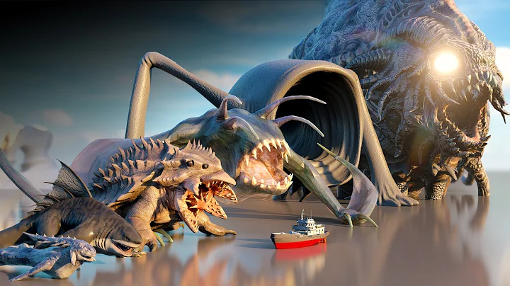 All Legendary Sea Monsters Size Comparison | WORLD EATER VS MOON WOKE UP
