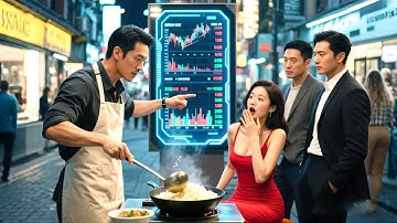 女總裁沒想到買炒飯的窮小伙一句話竟拯救了她瀕臨破產的集團，原來他竟是隱藏身份的商業大佬，女總裁高調求嫁驚呆眾人！ #逆襲 #drama
