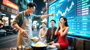 女總裁沒想到買炒飯的窮小伙一句話竟拯救了她瀕臨破產的集團，原來他竟是隱藏身份的商業大佬，女總裁高調求嫁驚呆眾人！ #逆襲 #drama