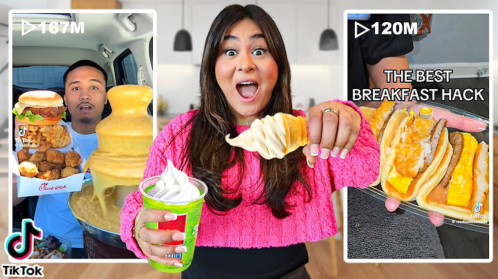 I Tested MOST VIEWED TikTok FAST FOOD Hacks!
