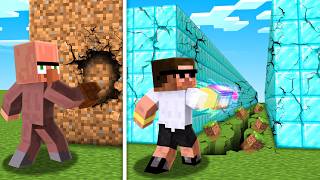 Download lagu Carry vs Doorbin: Punch the Walls Challenge in Minecraft..