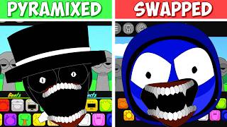 Incredibox Sprunki - Pyramixed But Swapped | Normal vs Horror