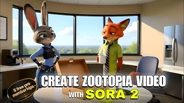 This AI Makes a 30 Minute Zootopia Style Video from Just One Prompt #sora2 #videoinu