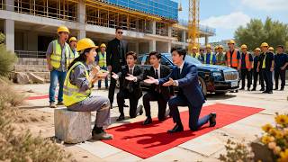 Construction site girl turned out daughter of richest man,after taking home,pampered like princess！