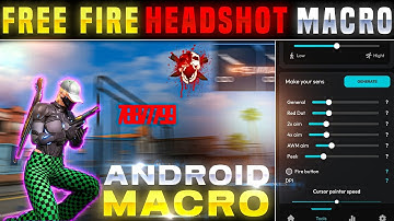 How To Use White FF Red Button Macro In Free Fire Max 2025