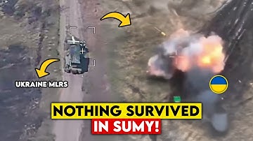 Caught on Camera: Russian Lancet Drone Takes Out Ukraine