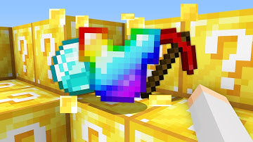 Minecraft, But Every Drop Is LUCKY BLOCKS!