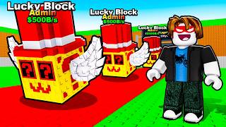Starting Over With INFINITE Admin Lucky Blocks!!