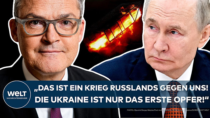 PUTINS KRIEG: Klartext! "Das ist eine Wahrheit, die wir auch unserer Bevölkerung zumuten müssen!"