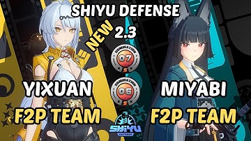 M0W0 Yixuan Pan Yinhu Pulchra F2P Team x M0 Miyabi ZZZ NEW Shiyu Defense 6-7 | Zenless Zone Zero 2.3