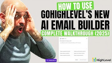 Maak 10 keer sneller betere e-mails met de AI-e-mailbuilder van GoHighLevel.
