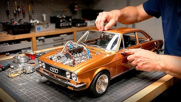 MAN Builds an INCREDIBLE $7,000 SCALE CAR With FULLY FUNCTIONAL ENGINE by @septemberflow