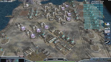 USA BOSS - Command & Conquer Generals Zero Hour - 1 vs 7 HARD Gameplay