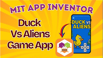 Duck vs Aliens Arcade Game in MIT App Inventor | Avoid the Enemies No Code Game Tutorial