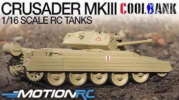 Experience the Coolbank UK Crusader Mk III 1/16 Scale Cruiser RC Tank! | Motion RC