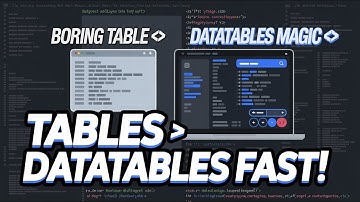 DataTables Tutorial 2025: HTML Tables to Interactive DataTables (CDN vs Local)