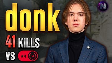 DONK Crushes the #4 FACEIT Player! donk POV with COMMs (Ancient)