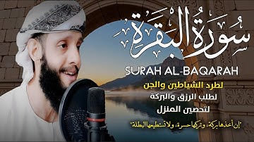 سورة البقرة ("إن أخذها بركة، وتركها حسرة، ولا تستطيعها البطلة (أي السحرة)") بصوت ياسر الزيلعى