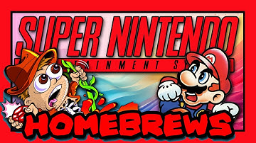 Best Super Nintendo Homebrew Games - SNESdrunk