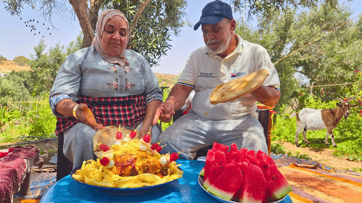 دجاج محمر بدغميرة ديال الأعراس ولكن بنكهة الطبيعة !