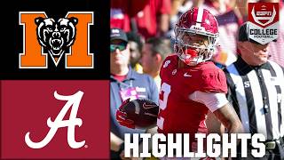 Mercer Bears vs. Alabama Crimson Tide | Full Game Highlights | ESPN College Football