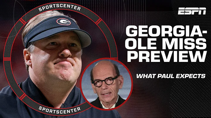 Paul Finebaum expects Kirby Smart and Georgia to OUTMANEUVER Ole Miss in the CFP 🧠 | SportsCenter