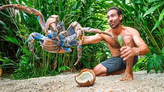 GIANT CRAB HUNTING & Spearfishing to feed whole village