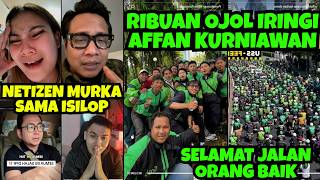 Selamat Jalan Orang Baik‼️Ribuan Ojol Iringi Affan Kurniawan‼️Netizen MURKA Sama Isilop.