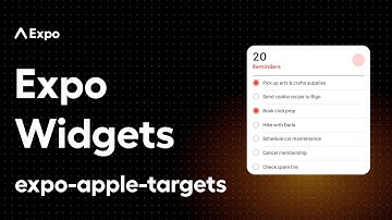How to add native iOS Widgets to your Expo app (SwiftUI + Expo Apple Targets)