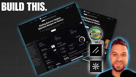 How to Build a Full Landing Page & Dashboard (TanStack Start + Shadcn)