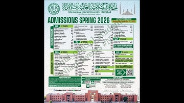 IIUI ADMISSION SPRING-2026 || PROGRAM OFFFERED || FEE STRUCTURE || ELIGIBILITY CRITERIA