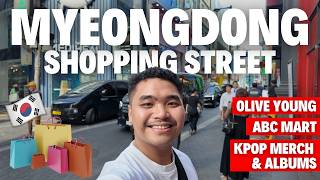 MYEONGDONG SHOPPING STREET TOUR | Kpop, Olive Young, Skincare. clothes and more!