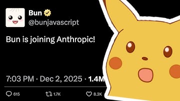 Anthropic Just Bought Bun?!?!