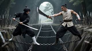 抗日電影！終極對決！日本武士擺铁索擂台比試，功夫小子前來迎戰！ #kungfu