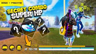 FREE FIRE: Testing Super Rank Climbing Combo to Maximize HP, 1 vs 3 Comfortable Fighting | HEAVY FF