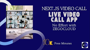 Build a Video Calling App with Next.js and ZEGOCLOUD  | Guide for Beginners (10,000 Free Minutes!)