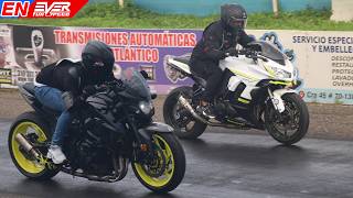 QUALY⏱️ Kawasaki Ninja Z1000SX 🆚️ Suzuki GSX-S750 🆚️ Suzuki GSX-R1000 | DRAG RACES 10th round 2024