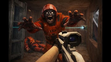 CS 1.6 | Holiday Zombie Mode | Snow Base Defense | xmas sentry gun | Realisitc Zombies