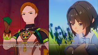 NPC ( Non-Playable Character ) Cinematic Dialog Scene Comparison