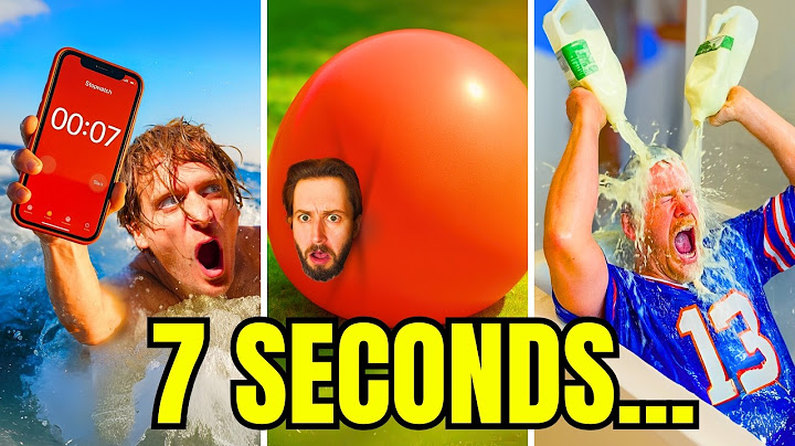 We Took the 7 SECOND Challenge WAY Too Far...