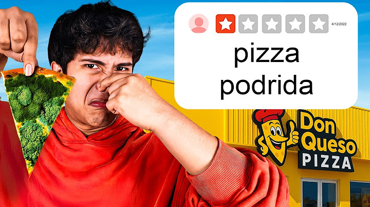 Probé las Pizzas con Peores reseñas