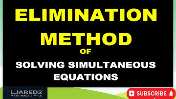 Elimination Method Made Easy! | Solve Simultaneous Equations Step by Step | O’Level & UCE Math!